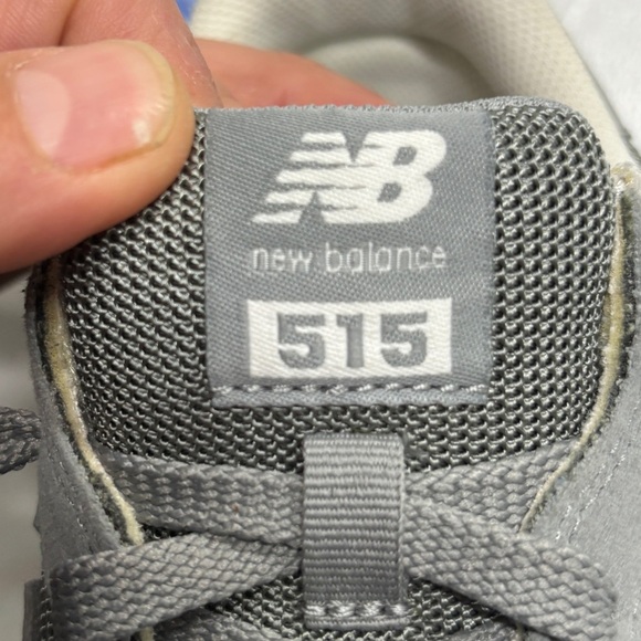 Kids New Balance 515 Gray Sneakers size 4 - Picture 11 of 12